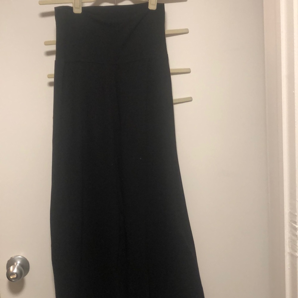 Cotton wide leg pants
